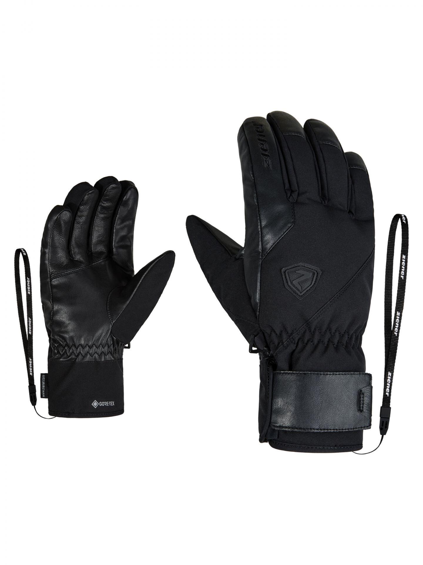 ZIENER Winterhandschoenen Heren Maat 8,5 - Ziener GENIO GTX PR Alpine 100% Zwart