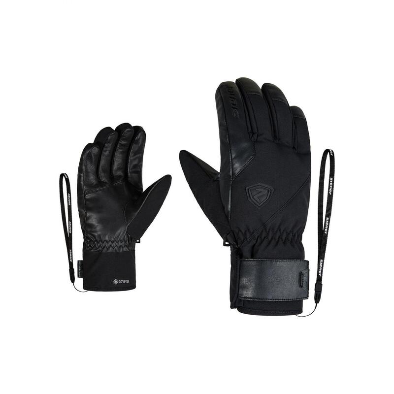 Gants d'hiver pour hommes Taille 10 - Ziener GENIO GTX PR Alpine 100% Noir