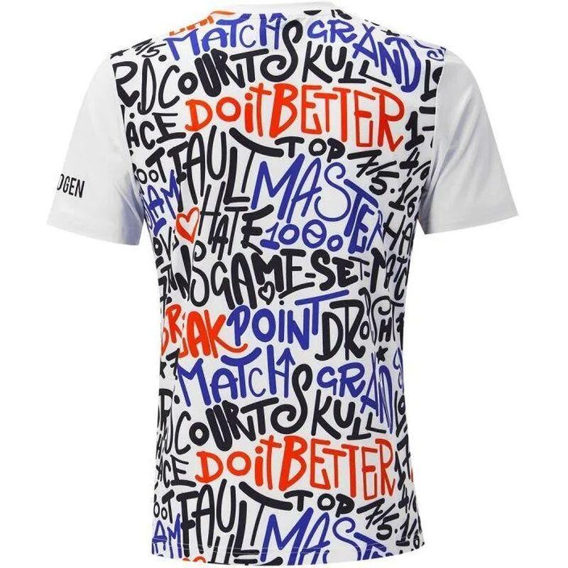Koszulka tenisowa męska Hydrogen Graffiti Tech Tee Men 2/3
