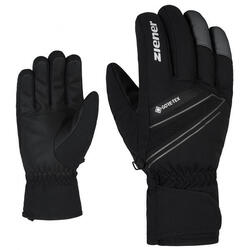 Gants d'hiver pour hommes Taille 8,5 - Ziener GUNAR GTX Alpine 100% Noir/Gris