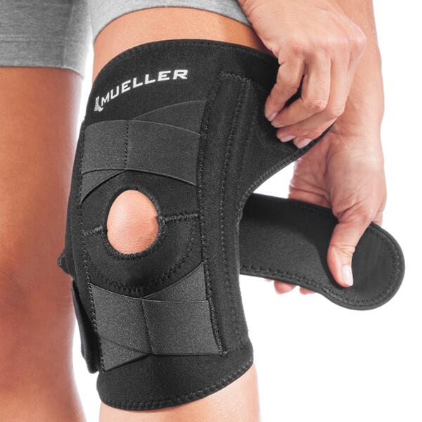 Mueller Self Adjusting Strapped Knee Stabiliser for Injury Recovery 6/7