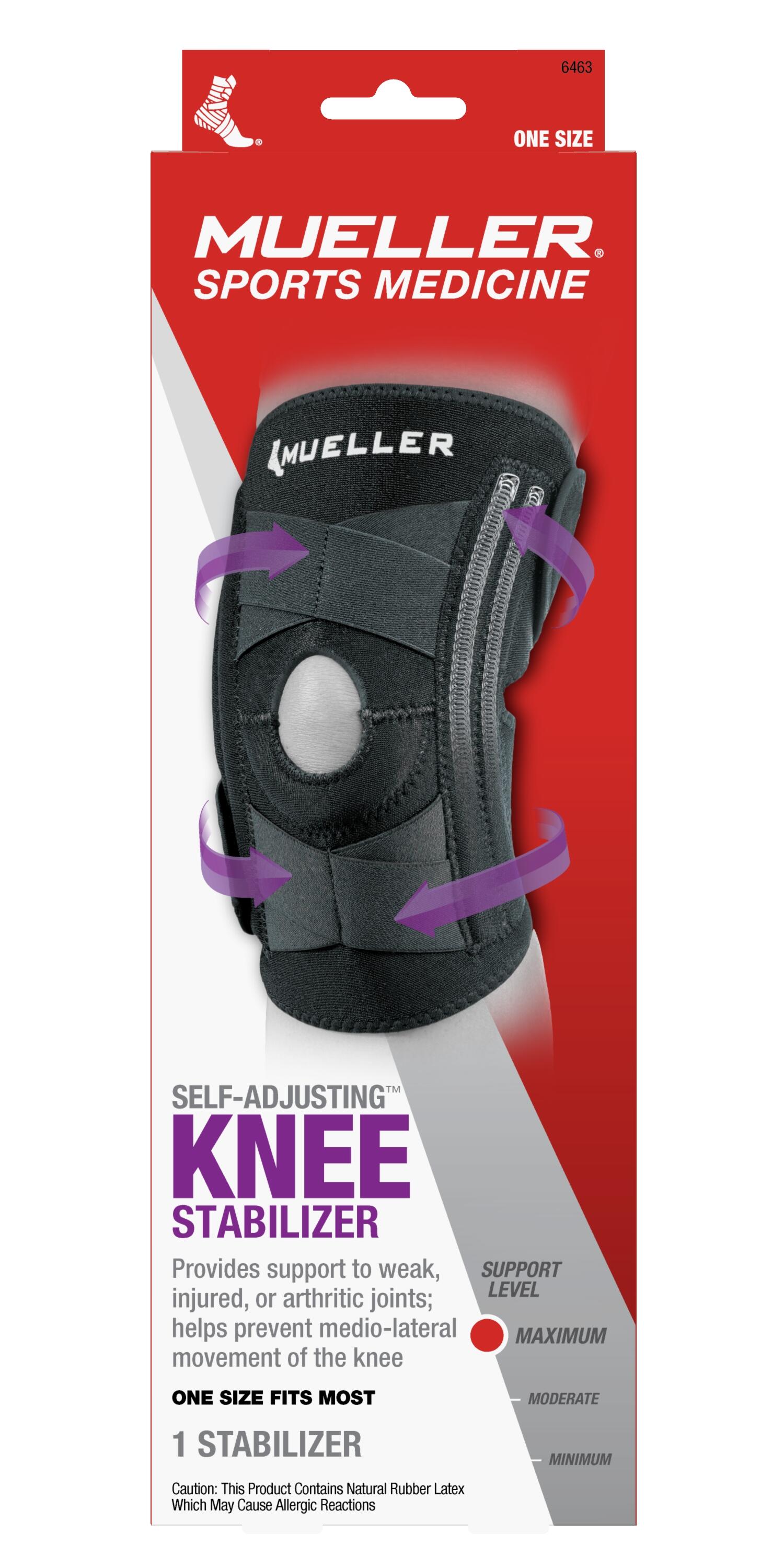 Mueller Self Adjusting Strapped Knee Stabiliser for Injury Recovery 7/7