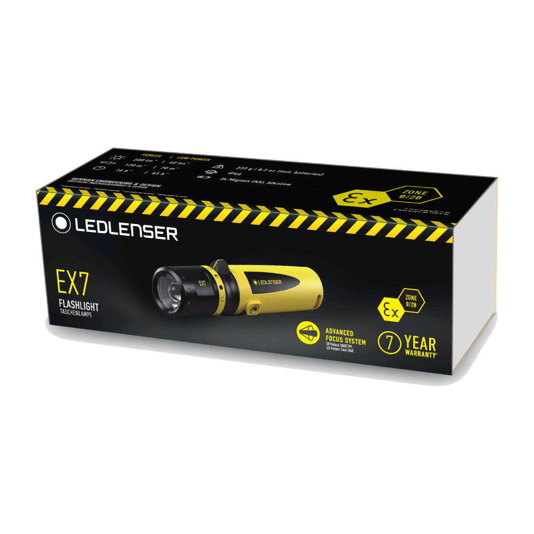 Ledlenser EX7 Intrinsically Safe Flashlight -  4