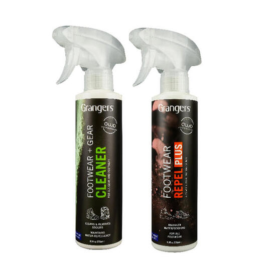 Kit Grangers entretien 2x275ml nettoyant + imperméabilisant respirant écologique