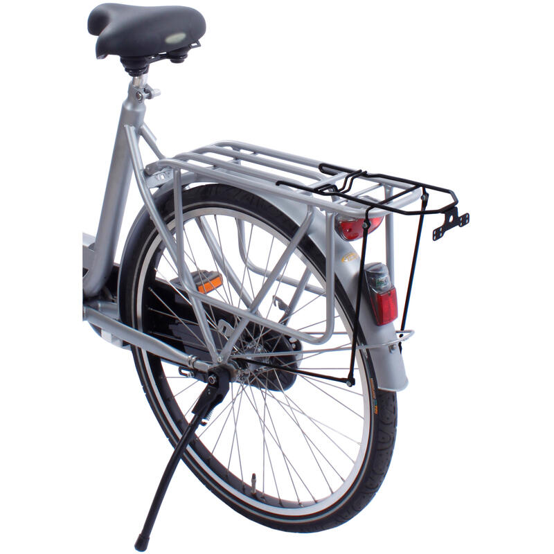 Porte-bagages pour vélo  - Pour double sacoche de vélo - Noir mat