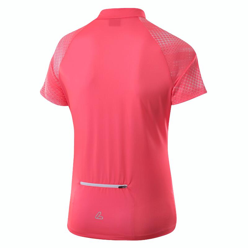 Maillot cycliste à manches courtes pour femmes W Bike Shirt HZ Rise 3.0 - Rose 2/5