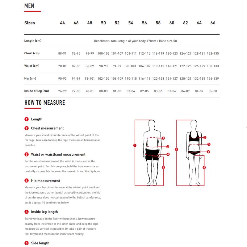 Pantalon de cyclisme long m Collants à bretelles WS Elastic pour Homme-Noir