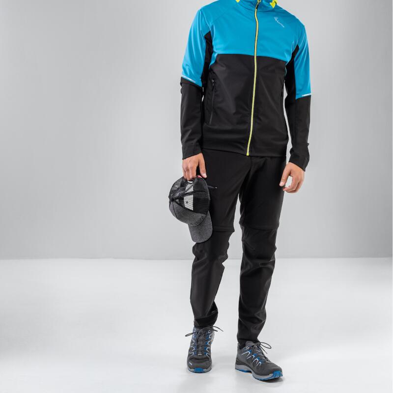 Pantaloni outdoor da uomo M T-Zip Tapered Active Stretch Light - Nero 4/5