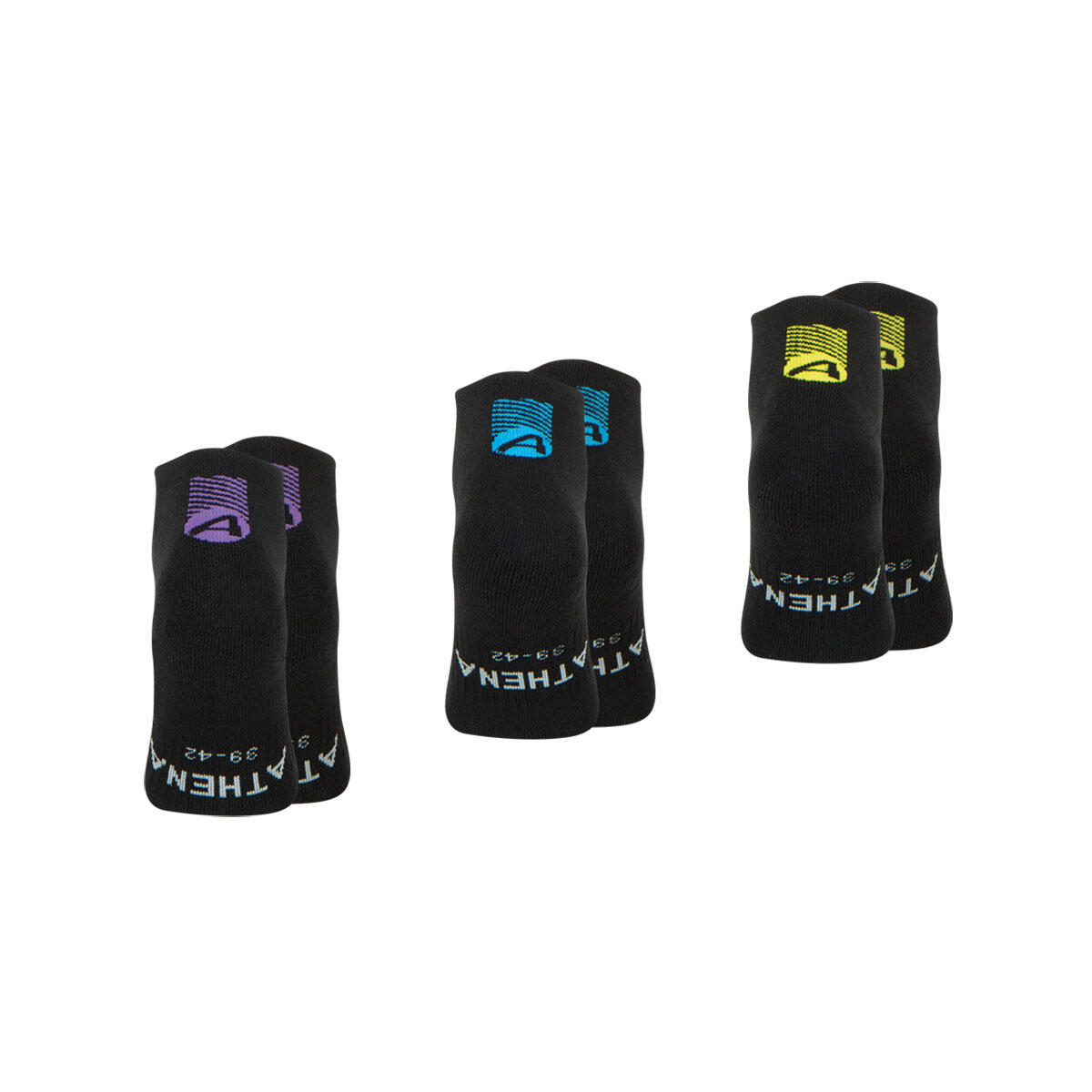 Lot de 3 paires de socquettes homme Training Dry 3/4