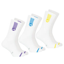 Lot de 3 paires de chaussettes mi-hautes homme Training Dry