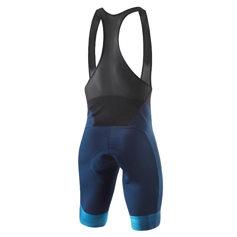 Fietsbroek kort M Bike Bibshorts Volta voor heren - Blauw