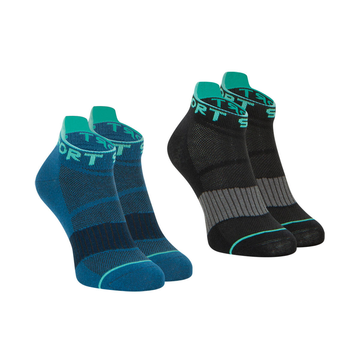 Lot de 2 paires de socquettes homme Running 2/4