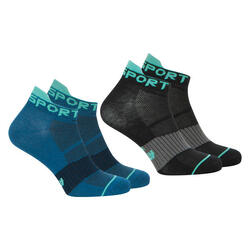 Lot de 2 paires de socquettes homme Running