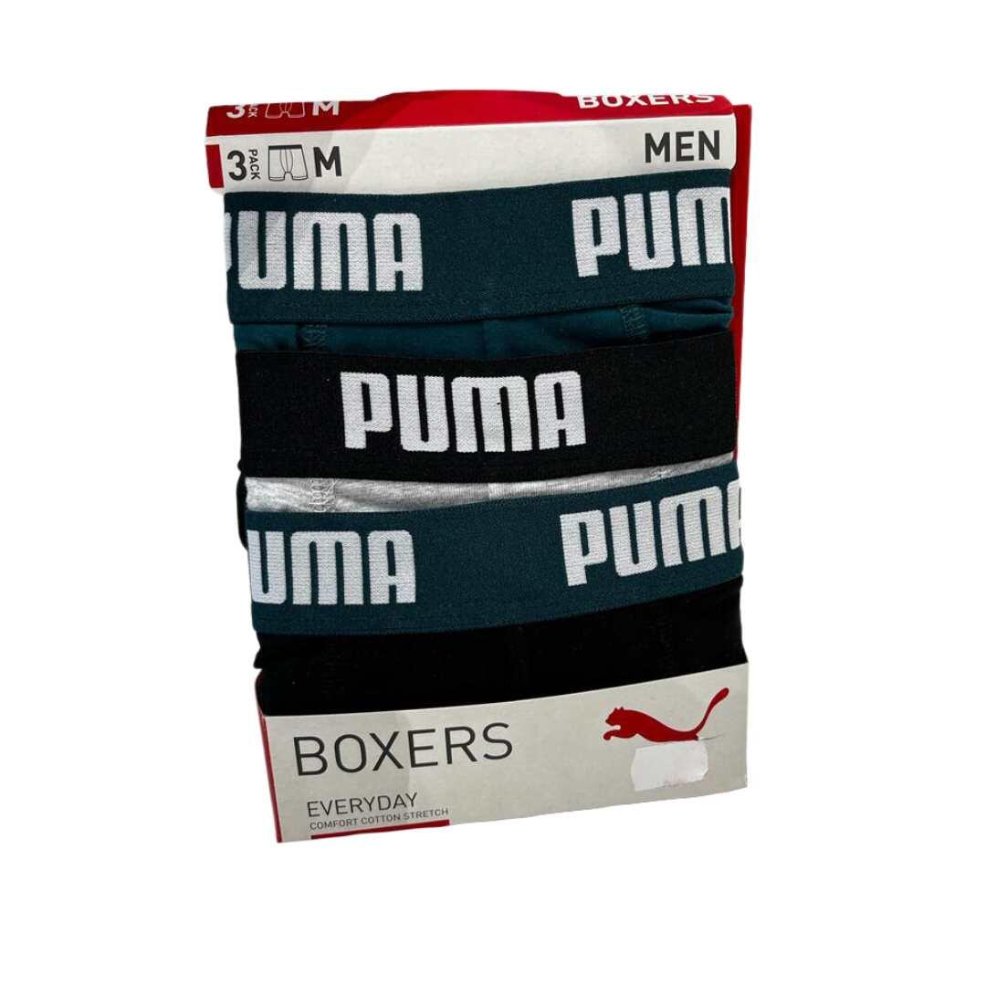 Bokserki Sportowe Męskie Puma Basic Brand Elastic 3-Pack