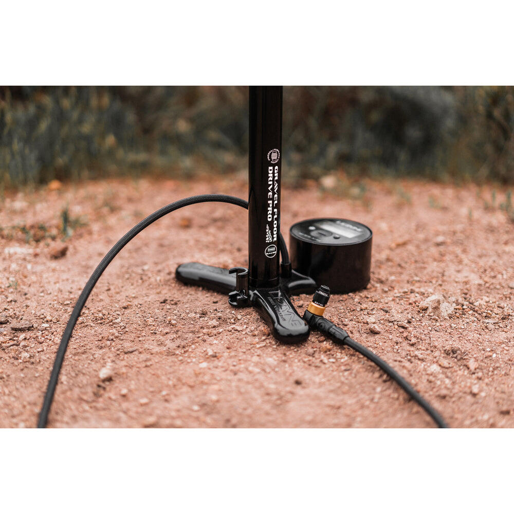 Lezyne Gravel Digital Drive Pro Gloss Black Cycle Pump 4/7