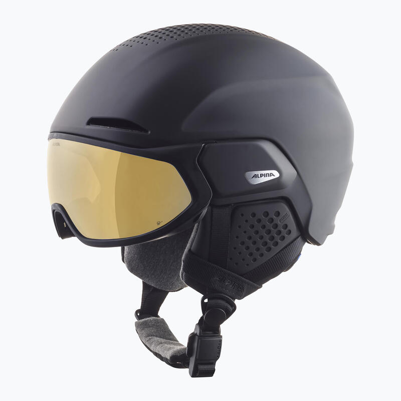 Kask narciarski Narty Alpina Alto Q Lite Czarny