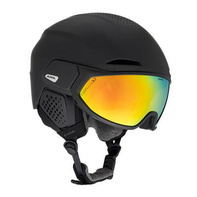 Skihelm Ski Alpina Alto Q Lite Schwarz