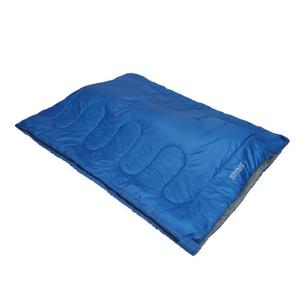 Huron Double 2 Person Rectangular Sleeping Bag (Oxford Blue/Dark Steel) 3/4