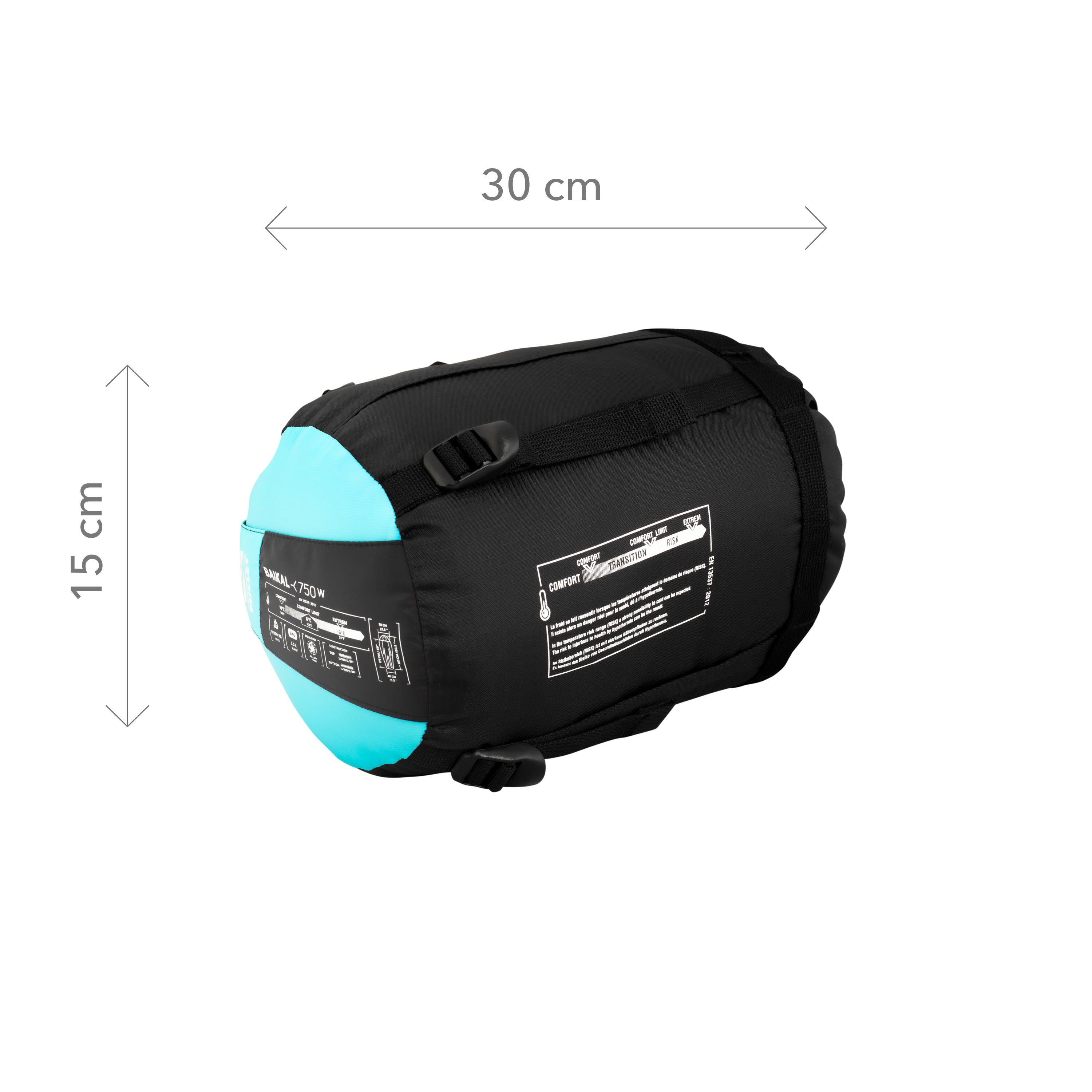 Sac de couchage Trekking Femme BAIKAL 750 Gauche 5/5