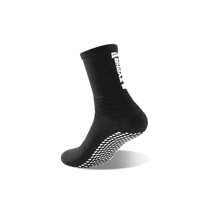 G-ZOX Enhance Grip Socks 3 Pairs (White X 1, Black x 2)