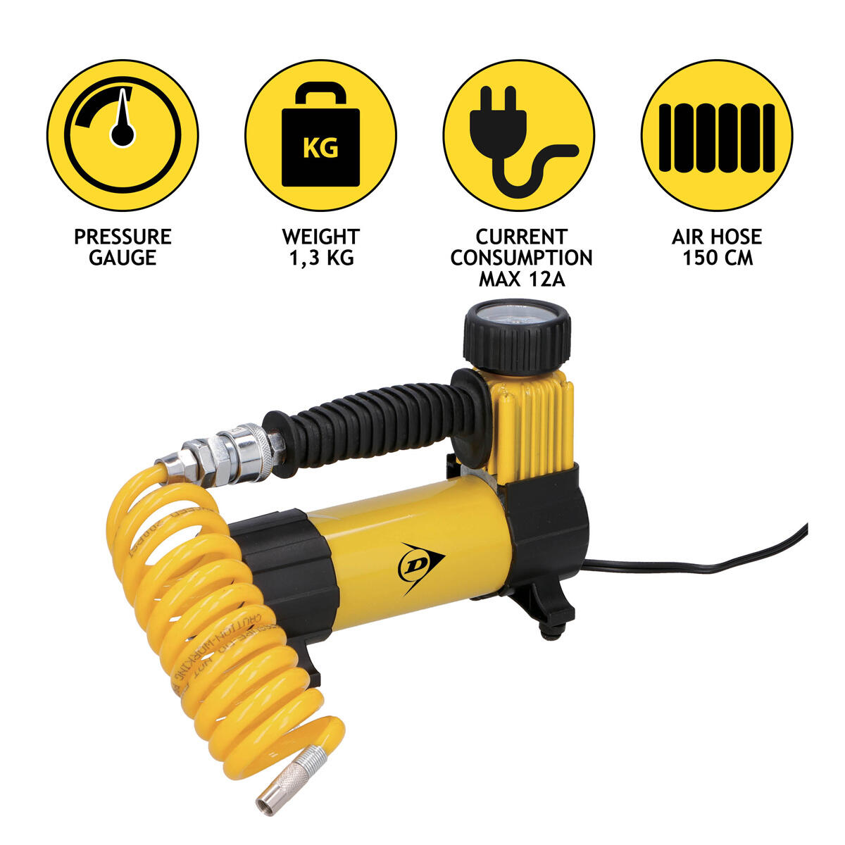 Compressore Dunlop 96W 100psi 6/7