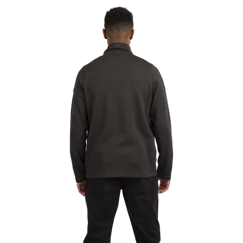 Heren Rundel Marl Fleece Jas (Donkergrijs mergel)