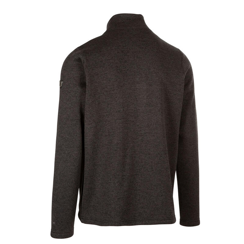 Heren Rundel Marl Fleece Jas (Donkergrijs mergel)