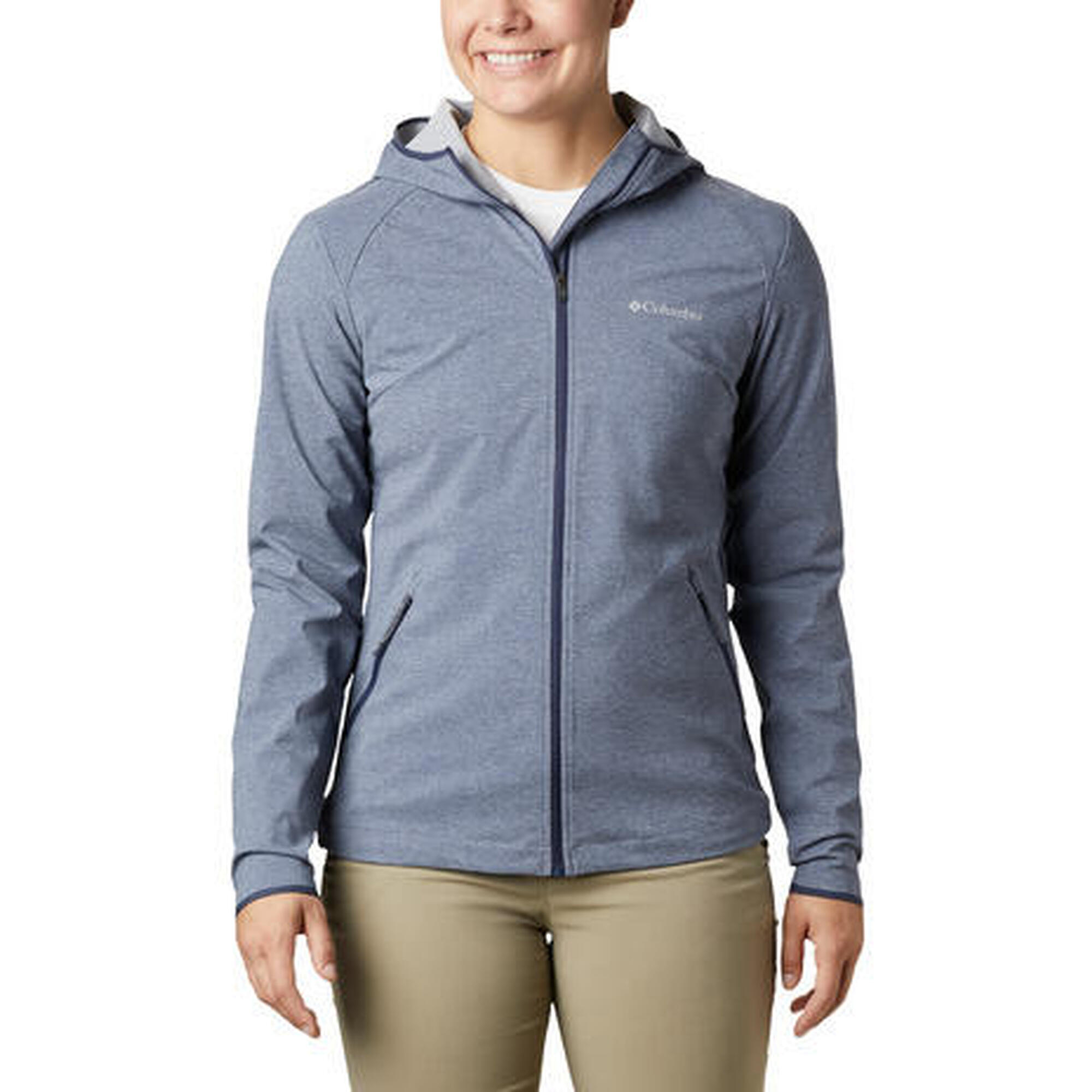 Columbia - Veste Randonnée Femmes Columbia Heather Canyon Softshell - Veste - Bleu|gris|marron - 36 Xs - Decathlon