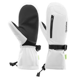 Gants de Ski Adulte QUNATURE Imperméables Écran Tactile Polaire Épais XL Blanc