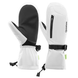 Waterdichte QUNATURE skihandschoenen touchscreen warm voor volwassenen XL Wit