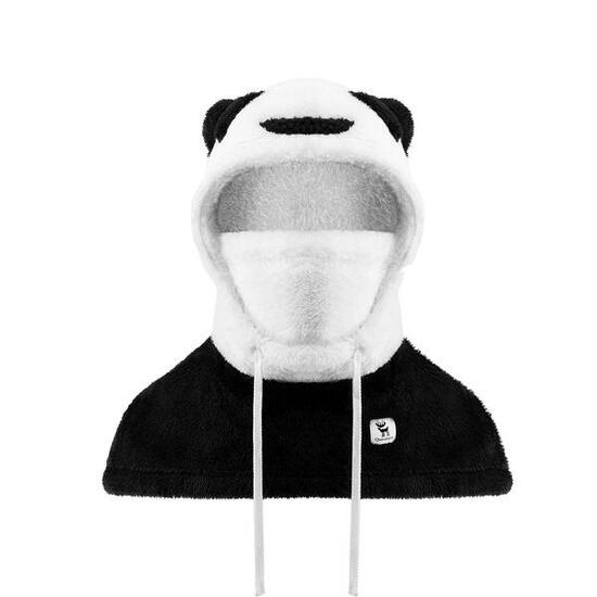 Cagoule de Ski QUNATURE Panda Parent-Enfant Cache Cou Polaire 4 en 1 M Noir