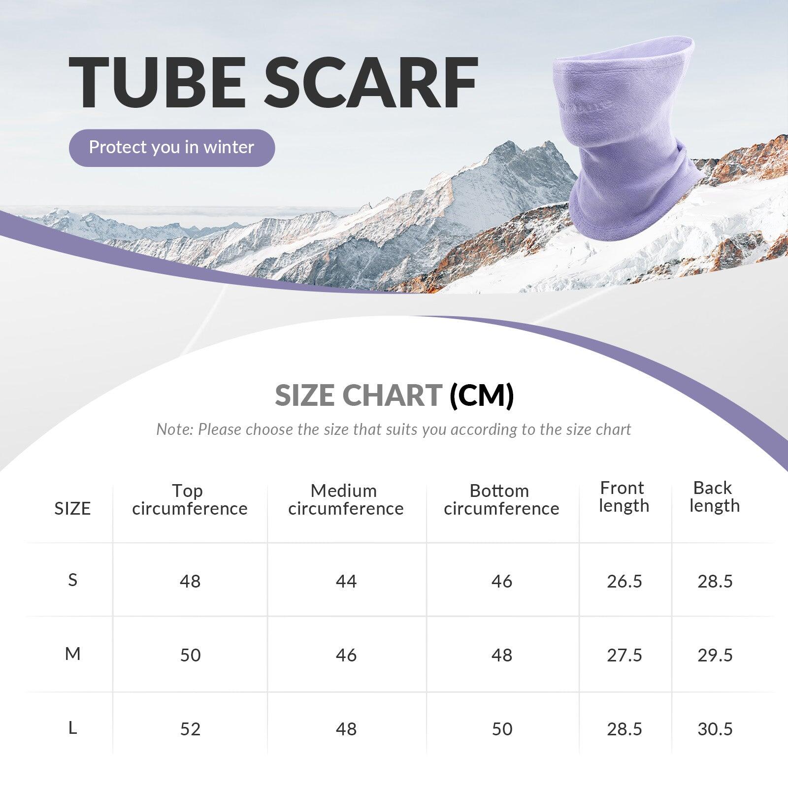 Cache Cou QUNATURE Polaire Réversible Épais Hiver Nylon Taille M Violet 5/6