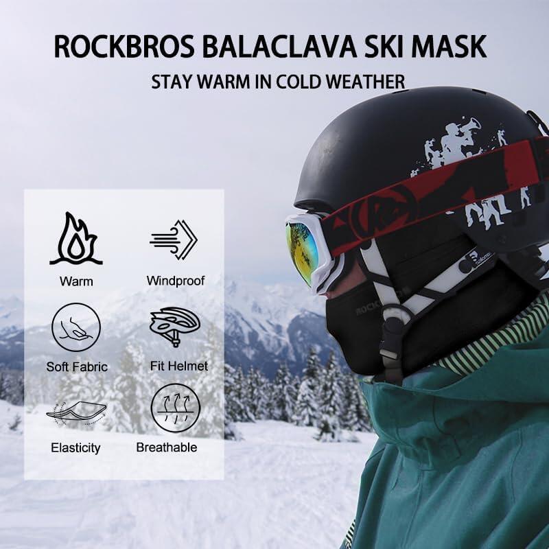 Masque Ski Polaire Cagoule Hiver HASAIKA Femme - Chaud Cyclisme Randonnée Masque Ski Cyclisme