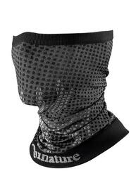 Cache cou QUNATURE Tricot Nylon Élastique Respirant Femme Homme Noir