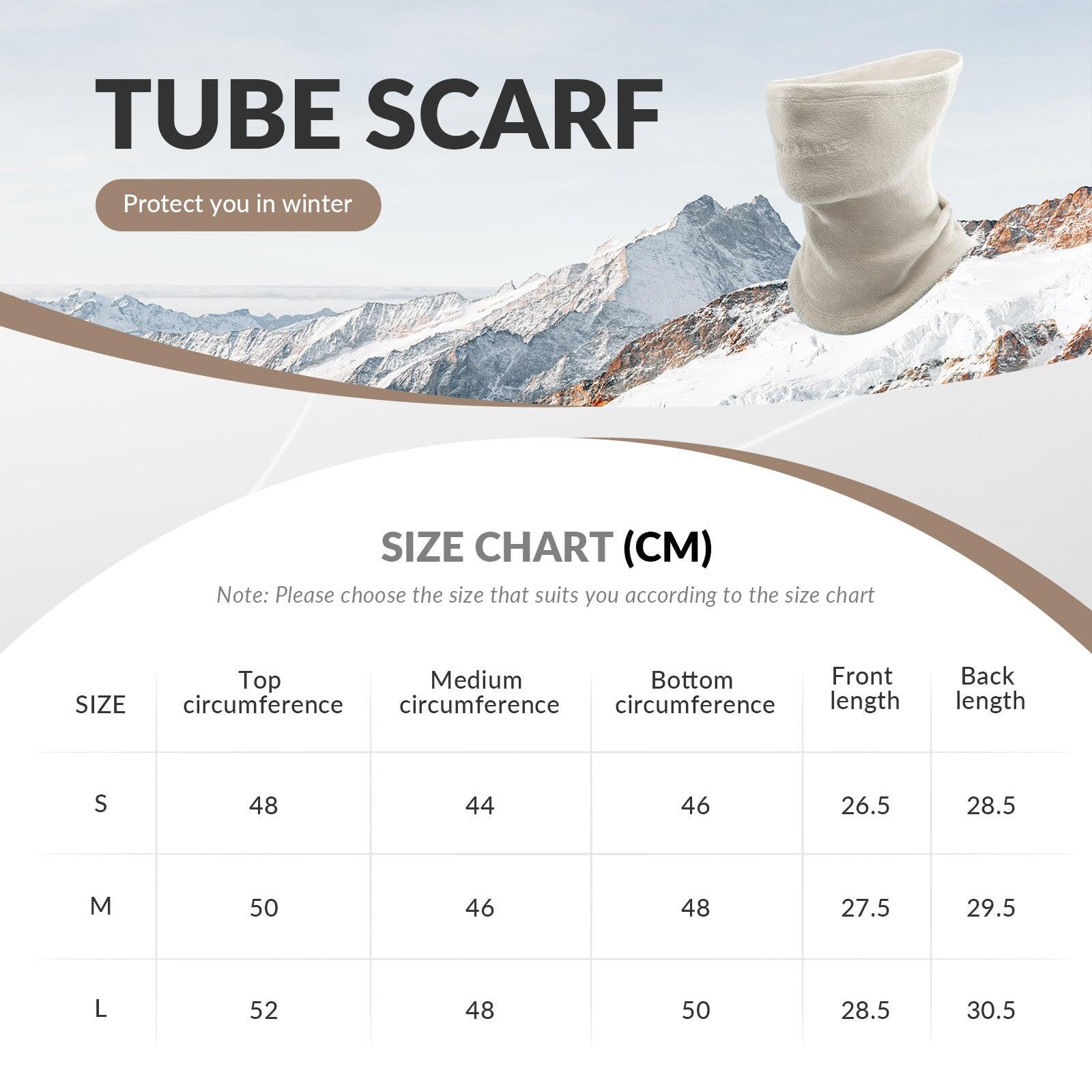 Cache Cou QUNATURE Polaire Réversible Épais Hiver Nylon Taille L Beige 5/6