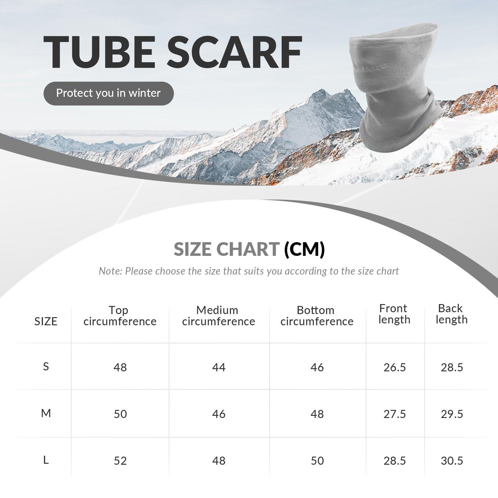 Cache Cou QUNATURE Polaire Réversible Épais Hiver Nylon Taille M Gris clair 5/6