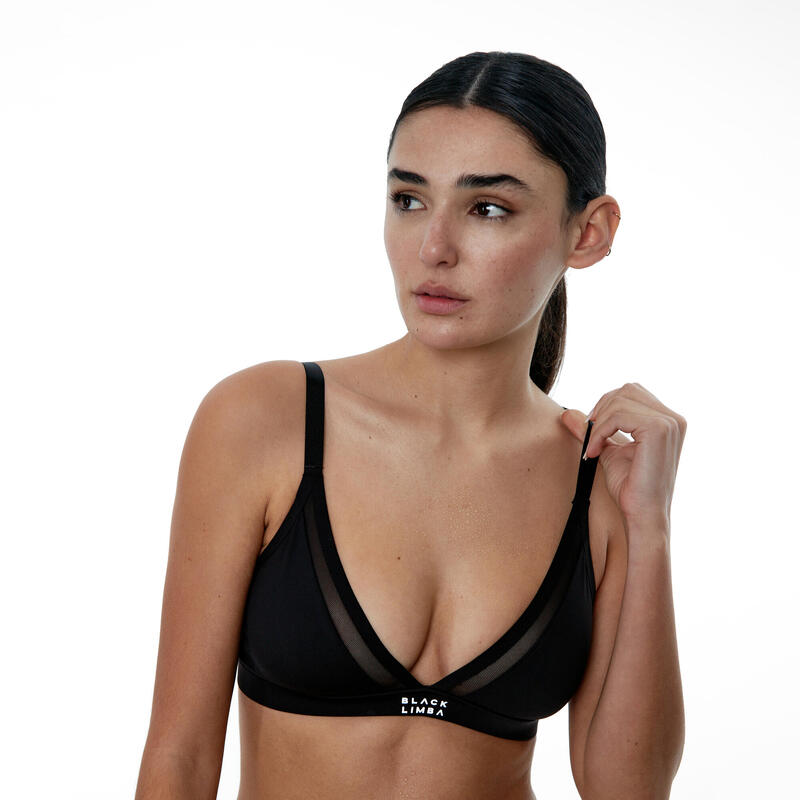 Brassière de sport Nadia Maintien sous pour femmes Black Limba