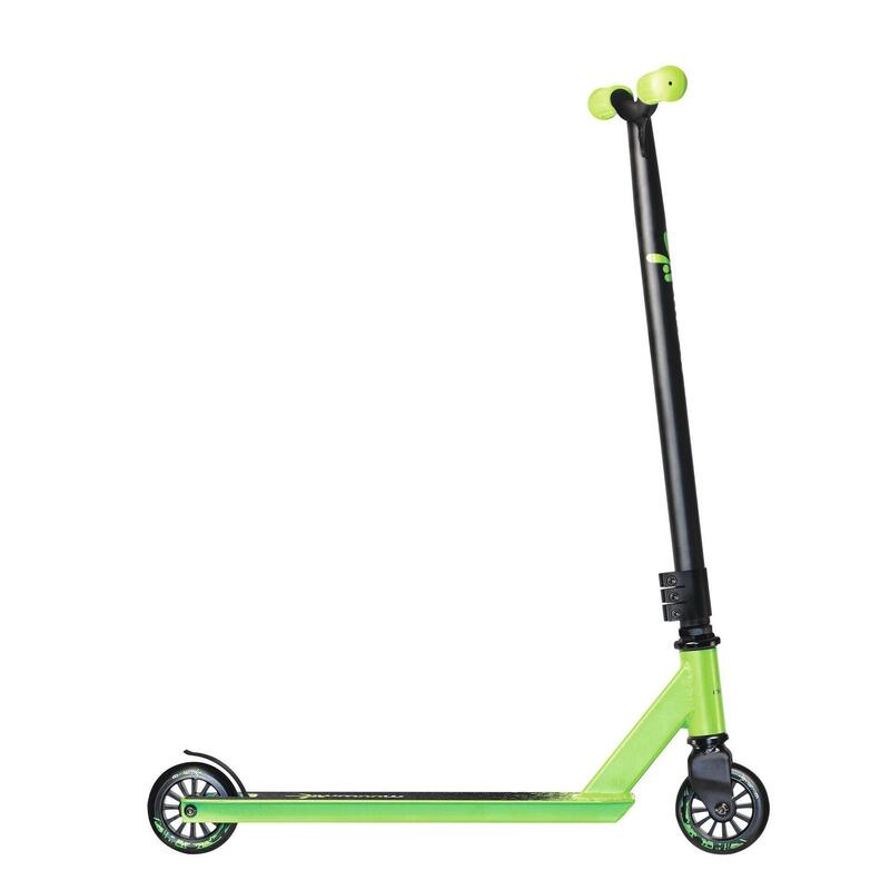 muuwmi Stuntscooter 100 mm schwarz-grün