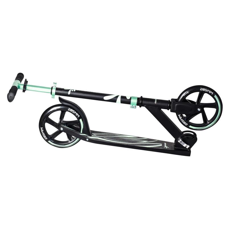 muuwmi Aluminium Scooter Plus 205 mm mint-schwarz