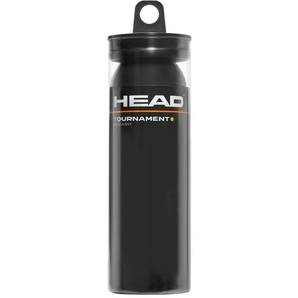 HEAD 3 palle da squash Head Tournament Point Giallo