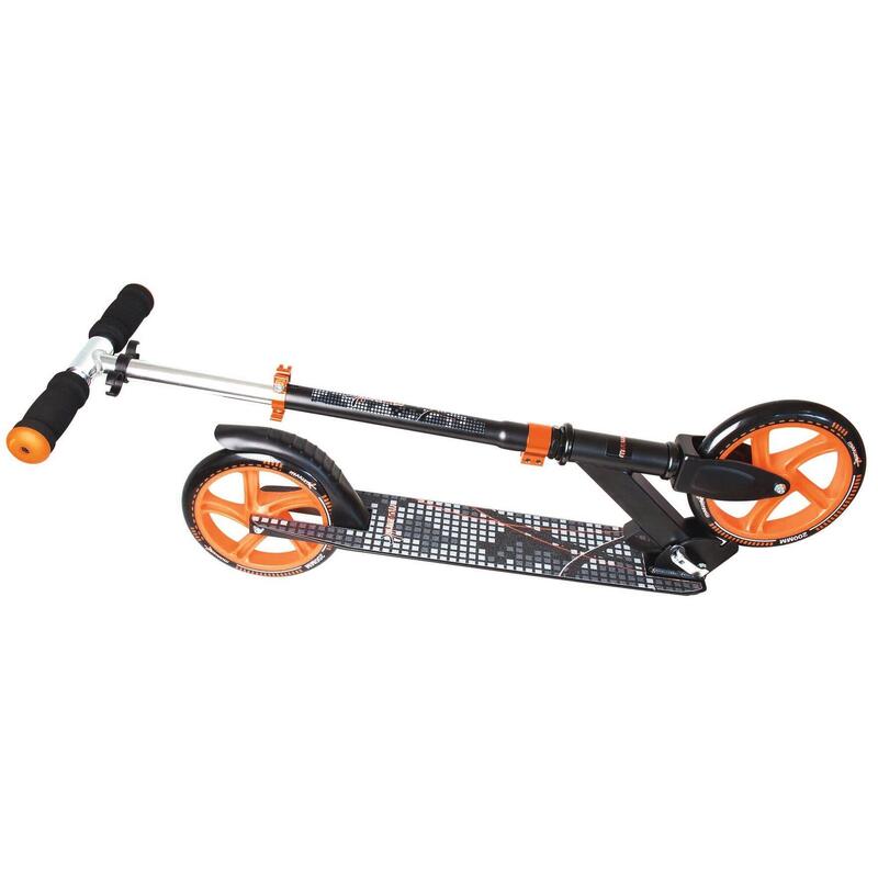 muuwmi Aluminium Scooter 200 mm schwarz-orange