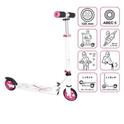 Muuwmi Stuntstep Junior Voetrem Roze/Wit