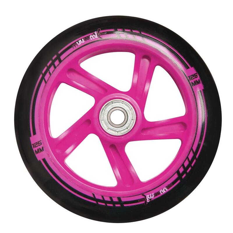 Muuwmi Stuntstep Junior Voetrem Roze/Wit