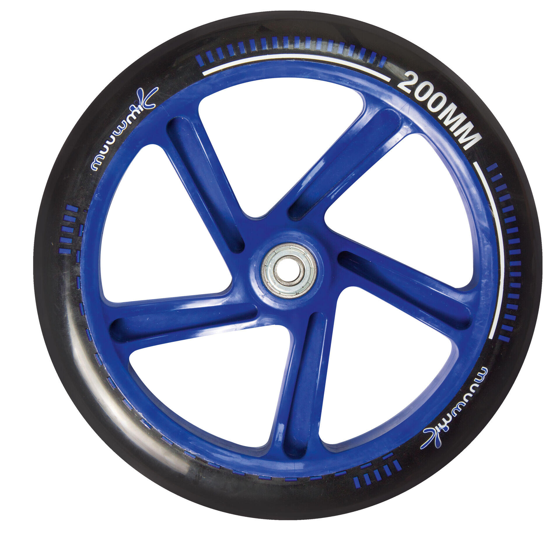 muuwmi Kickscooter 200 mm black-blue 5/5