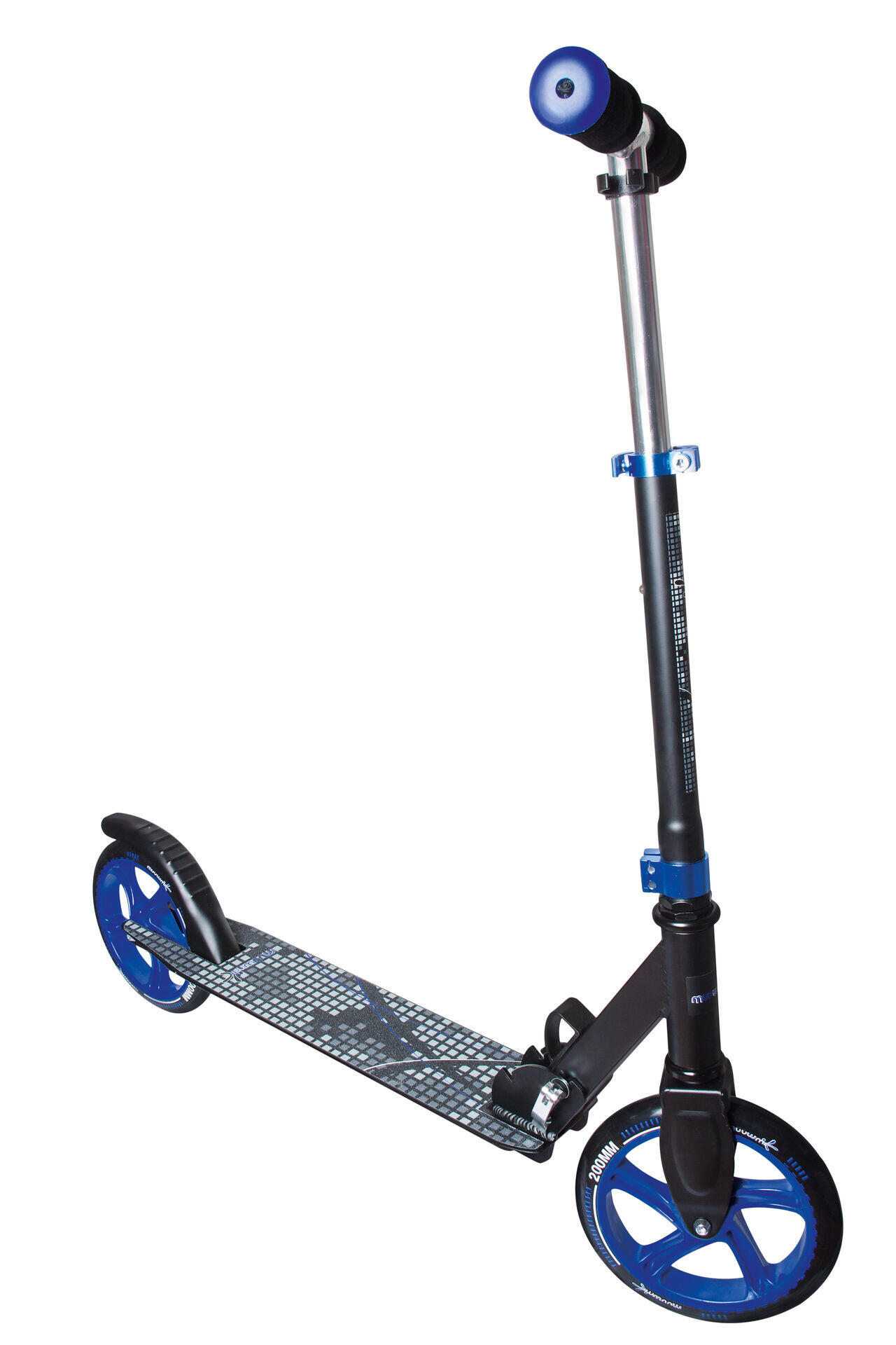 muuwmi Aluminium Scooter 200 mm schwarz-blau 2/9