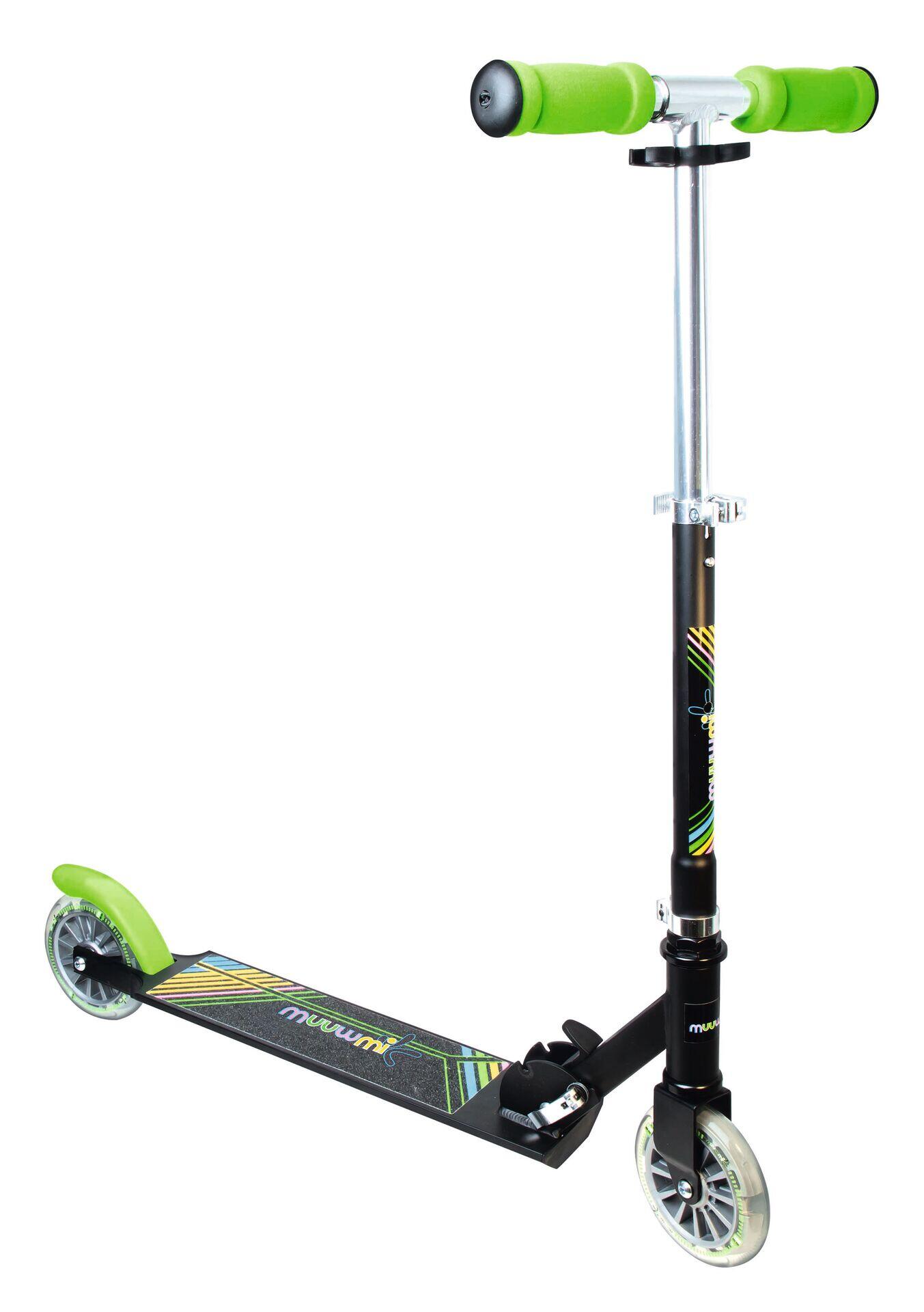 muuwmi Kickscooter 125 mm NEON with lighting wheels 8/14