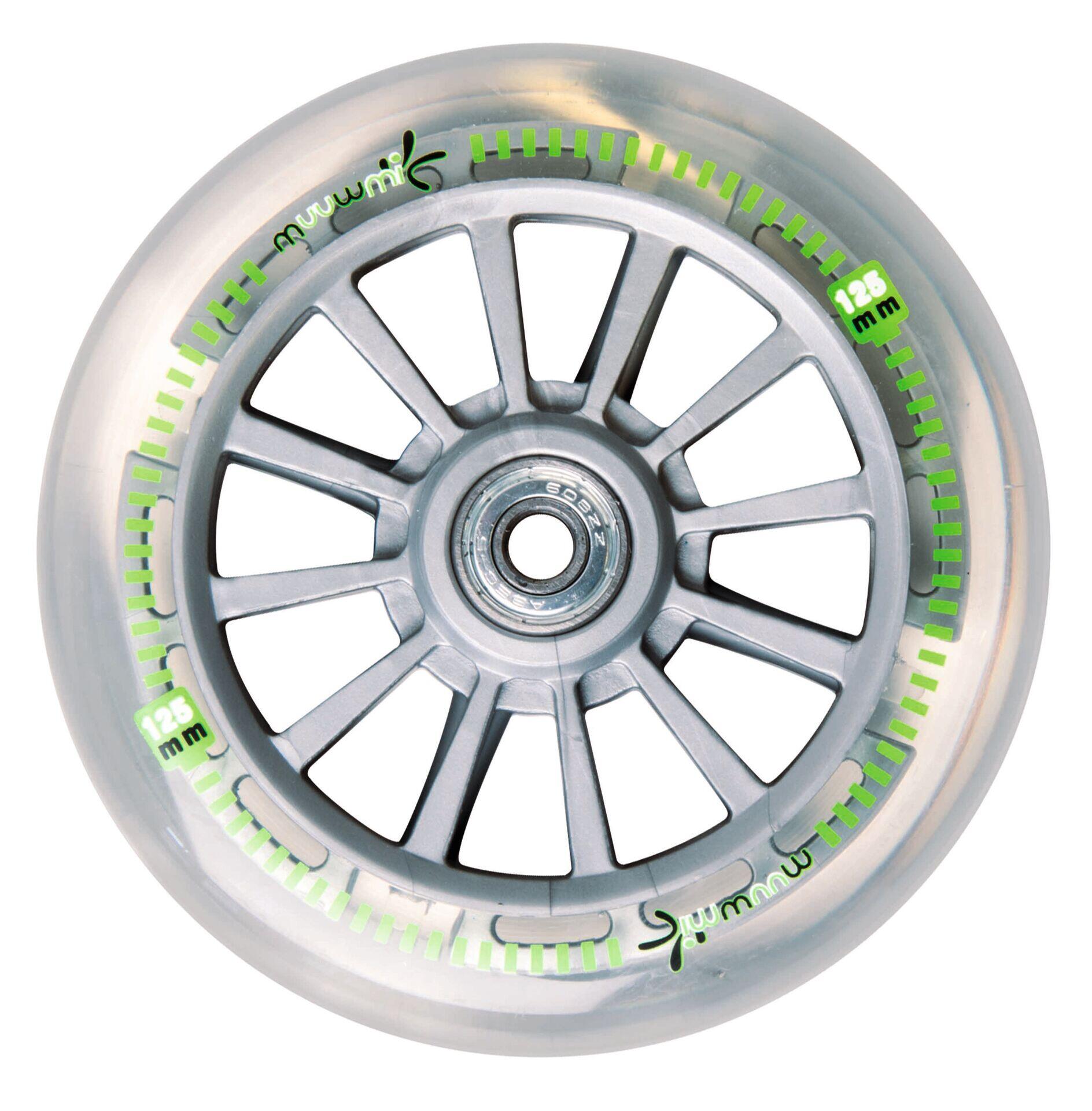 muuwmi Kickscooter 125 mm NEON with lighting wheels 11/14