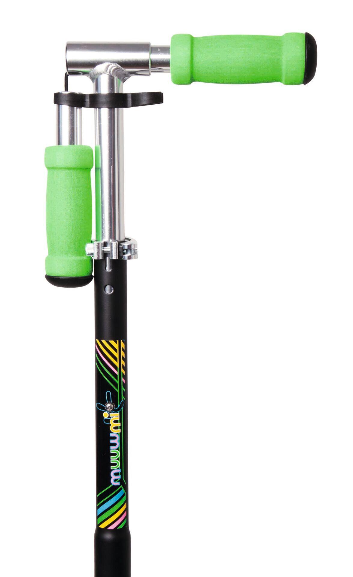 muuwmi Kickscooter 125 mm NEON with lighting wheels 10/14