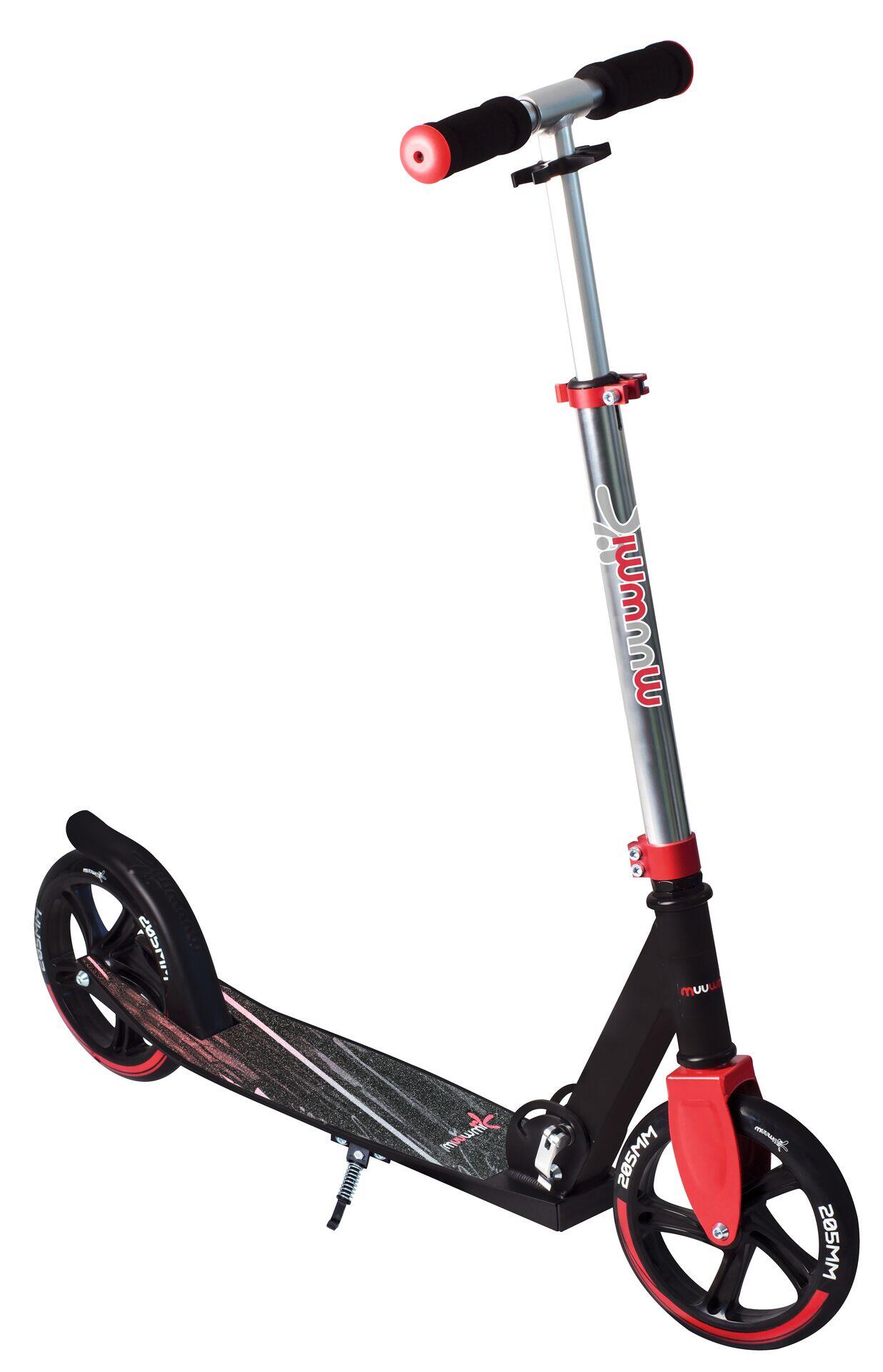 muuwmi Kickscooter 205 mm red 2/14