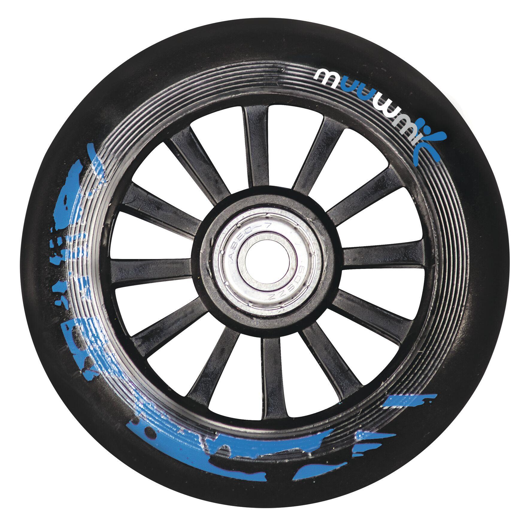 muuwmi Stuntscooter 100 mm schwarz-blau 5/7
